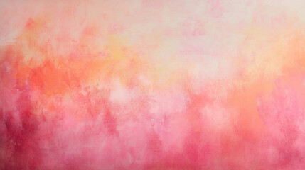 Fototapeta premium Abstract Watercolor Background Pink Orange Yellow Pastel Colors Texture