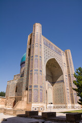 Portal of the Bibi Khanum Mosque in Samarkand