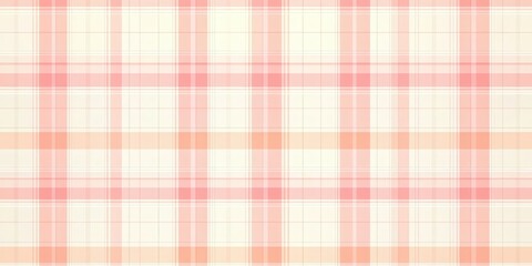Soft Pink Checkered Fabric Background