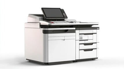 Modern Photocopier Machine in Office Environment