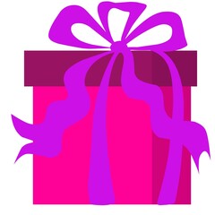 Gift box for party illustration
