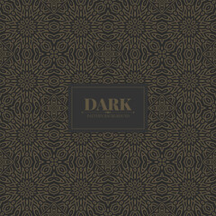 dark ethnic seamless pattern template