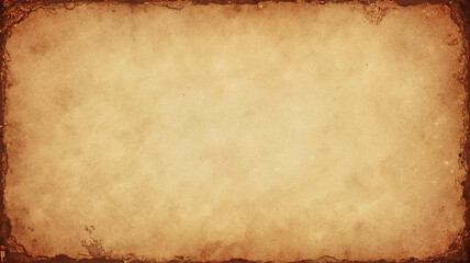 Vintage parchment texture with dark edges and copy space