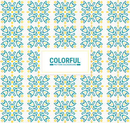 Colorful abstract geometric pattern design