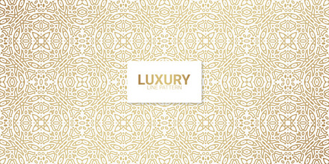 Luxury white ornament pattern design background