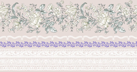 knitted fabric with a lilac