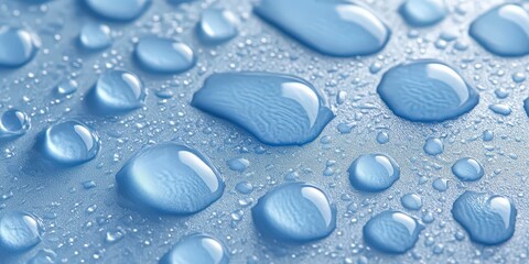 Close-Up of Water Droplets on Surface