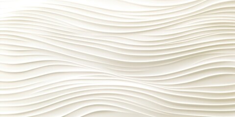 Obraz premium Textured White Waves on Elegant Background