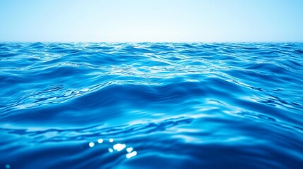 Close-up of shimmering ocean water, capturing the dynamic interplay of light and waves, showcasing the vibrant hues and textures of the sea's surface.