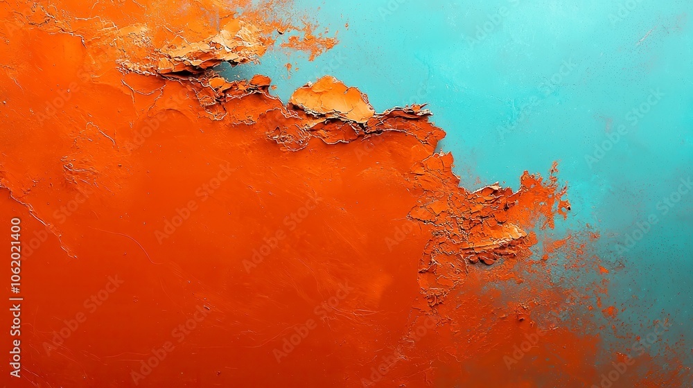 Poster grainy texture overlay in open space, an artistic representation of atmospheric depth, combining sub