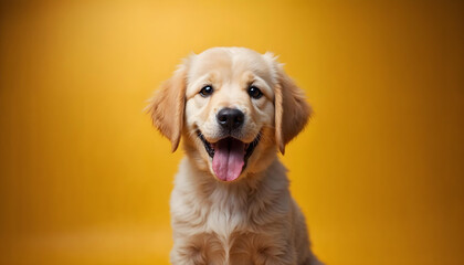 Happy Puppy - studio portrait photo