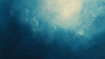 Obraz premium Abstract Blue and White Watercolor Background with Light Spots