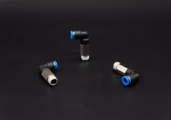 Pneumatic fittings, racores, racords, fittings for industrial processes