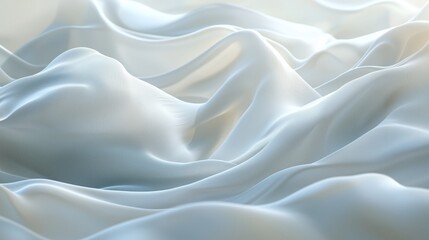 Obraz premium Soft Waves on a Light Background