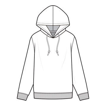 white hoodie apparel fashion design clip art preview