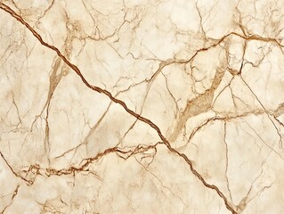 Marble texture, beige and brown veins, abstract.