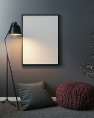 Modern Living Room Mockup.