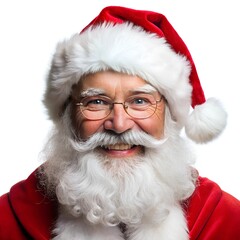 Naklejka premium smiling santa claus