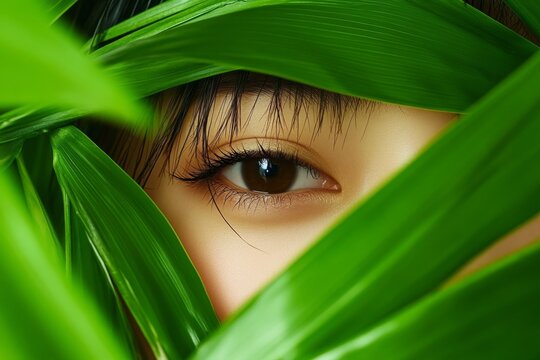 Shy smile on a person&acirc;&euro;&trade;s face as they receive a compliment, capturing the soft and tender side of having feelings for someone, symbolizing happiness and bashfulness