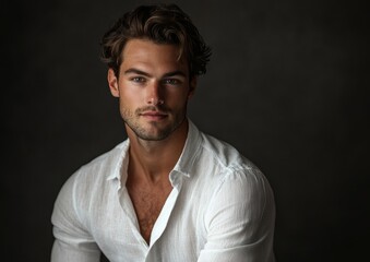 Obraz premium Handsome Man Portrait.