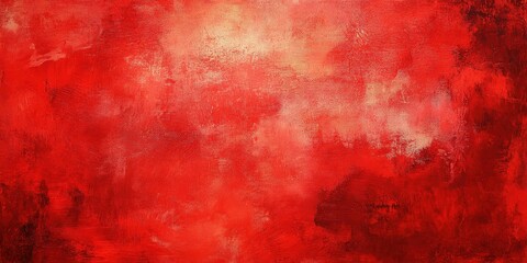 Fototapeta premium Abstract Red Painting