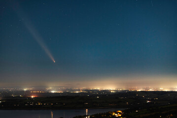 Comet C/2023/C1 Tsuchinshan - Atlas above Irish sky