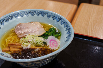 出来立ての塩ラーメン、salt ramen、ramen