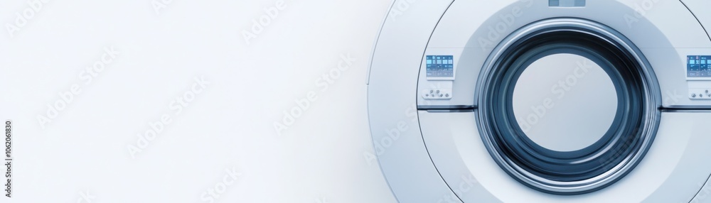 Poster modern ct scan machine for non-invasive diagnostics