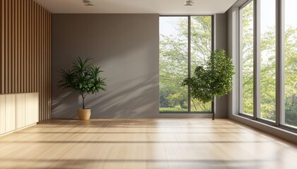 Fototapeta premium Empty Room Sunlight.