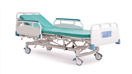 Modern Hospital Bed for Non-Invasive Patient Monitoring