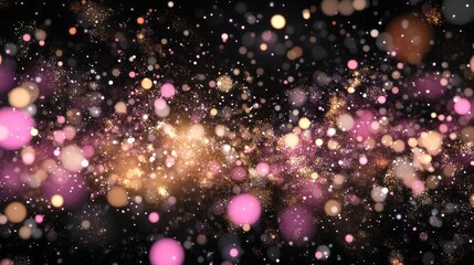 Abstract colorful particle purple background wallpaper