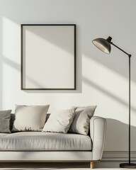 Modern Living Room Mockup.
