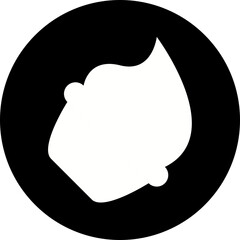 Happy birthday single vector icon