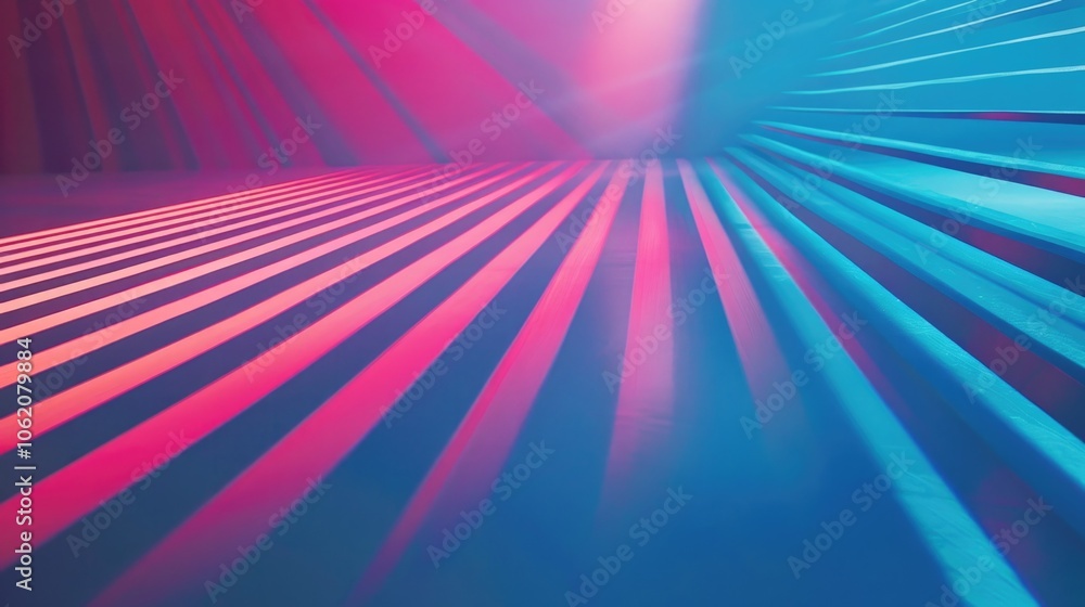 Wall mural this is a bright and colorful abstract background featuring stripes of various colors and light effe