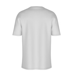 White Tee Clothing Design Back