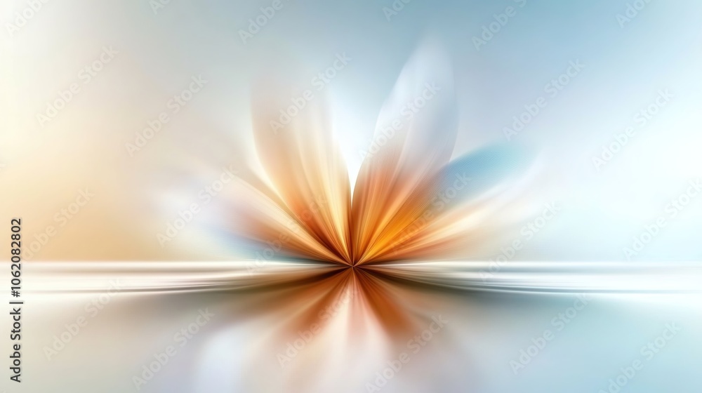 Poster abstract color explosion on soft background