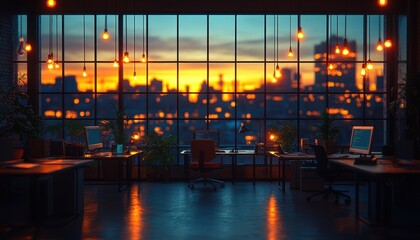 Sunset Office.