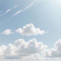 blue sky with clouds