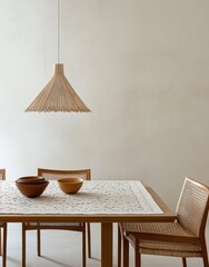 Minimalist Dining Room.