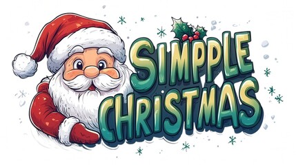 simpple christmas Text