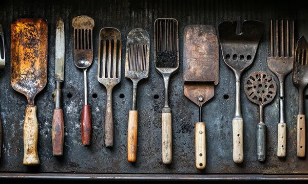 Vintage Kitchen Utensils