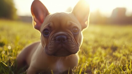 Fototapeta premium French Bulldog Puppy.