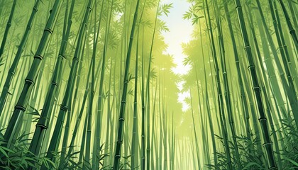 bamboo forest background