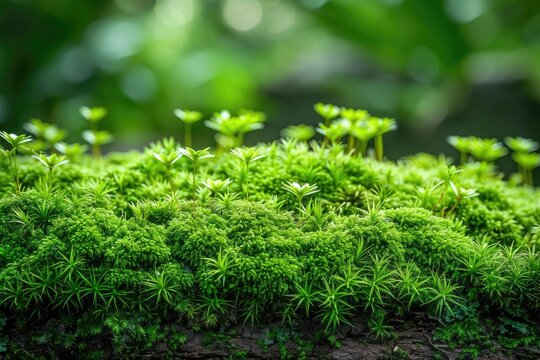 Green moss background texture wallpaper 32k uhd