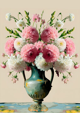 Bouquet of flowers Generative AI