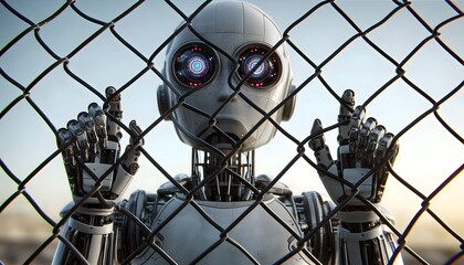 artificial intelligence robot restricted fence boundaries barriers isolation control limitation access