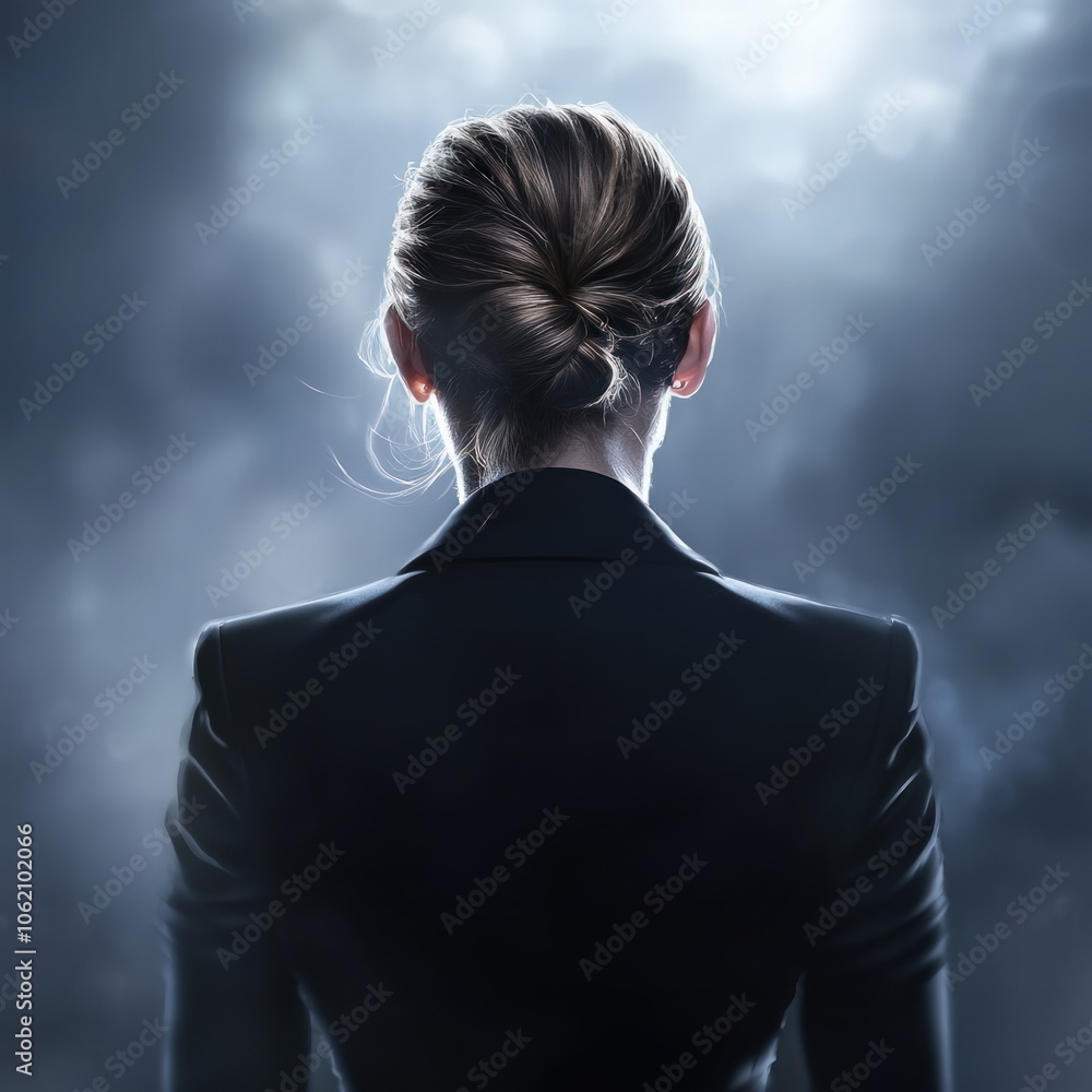 Poster A Business Professional Contemplates Strategies While Facing Challenging Decisions in a Dynamic Environment