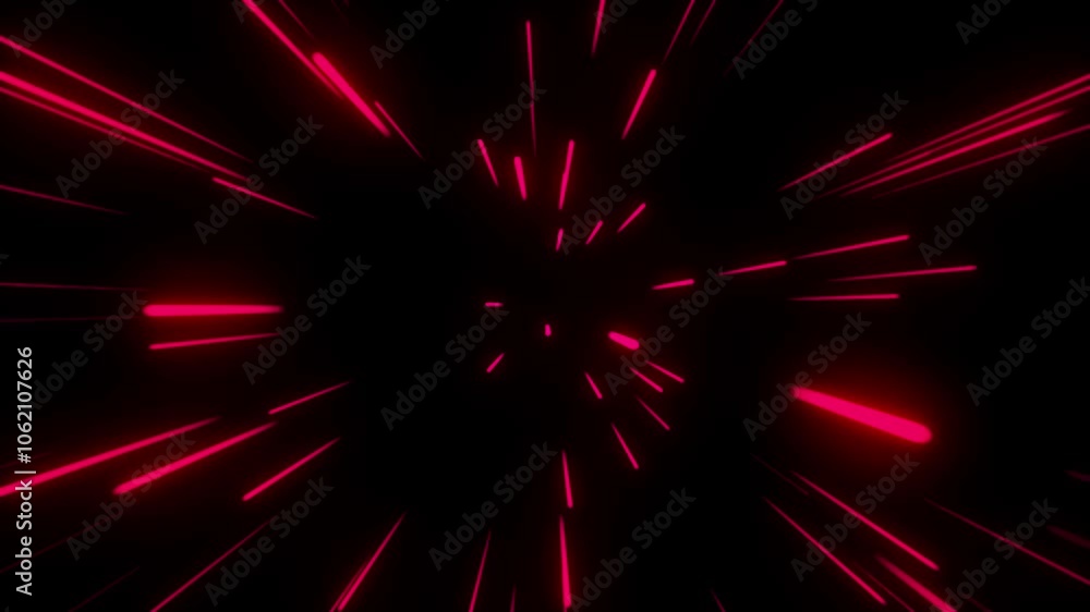 Poster abstract tunnel of a multicolor spectrum background. bright rays of neon light and colorful glowing 