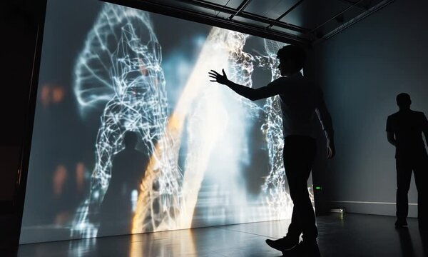 Interactive Projection Mapping Art Installation