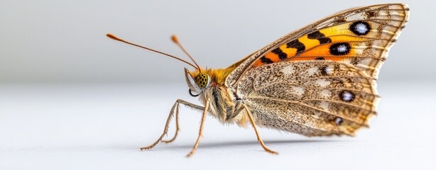 Obraz premium Explore the intricate beauty of a butterfly's hairy body in stunning high-resolution detail